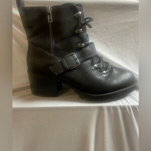 Torrid Size 10 Stylish Black Ankle Boots